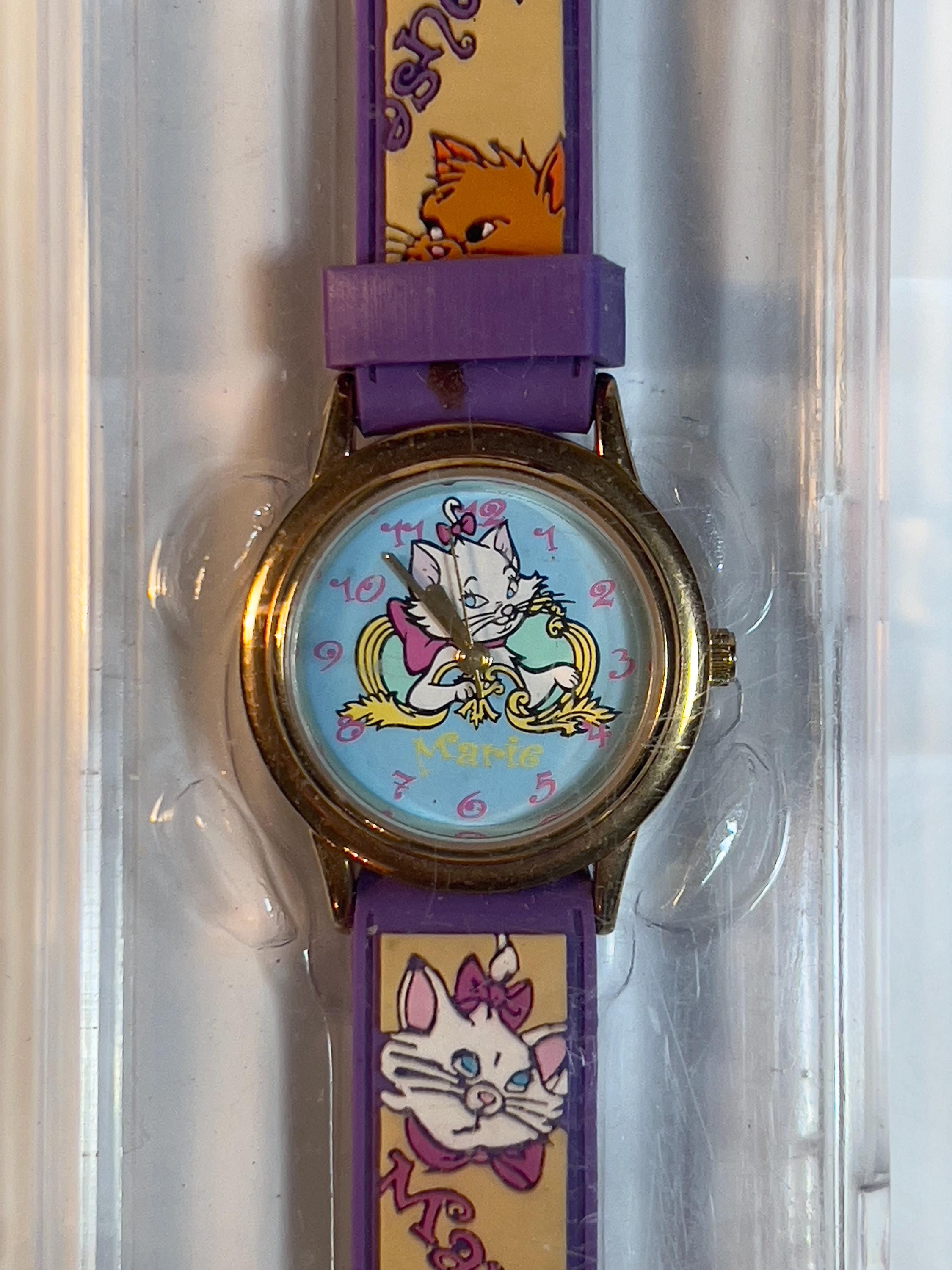 Disney Store Marie Aristocats Watch Vintage Disney 90s Kids Digital Watch Marie Cat from... | Depop main image 4