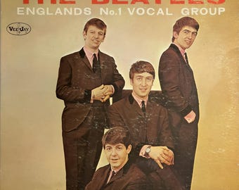 Beatles LP Introducing the Beatles Vee Jay Oval Label Version 2