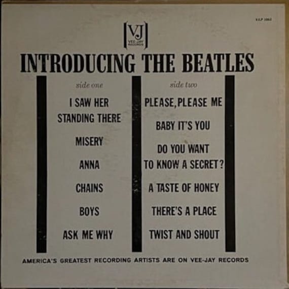 Introducingthe Beatles - Englands No. 1 Vocal Group