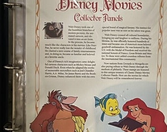 Classic Disney Movies Collector Panels Postal Commemorative Society Vol. I  - Etsy