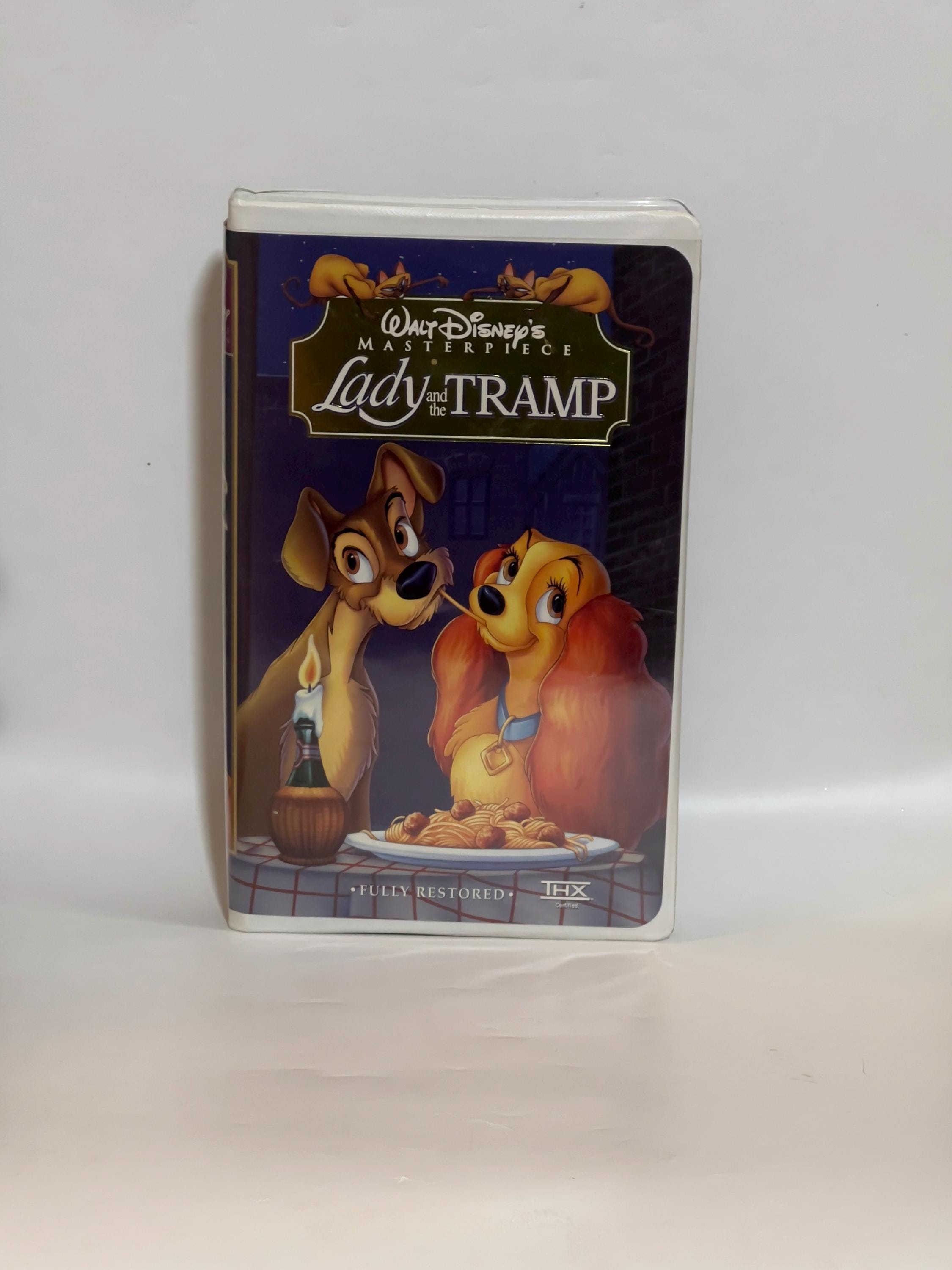 Walt Disney's Masterpiece Lady and the Tramp VHS Movie - 4673 - Etsy