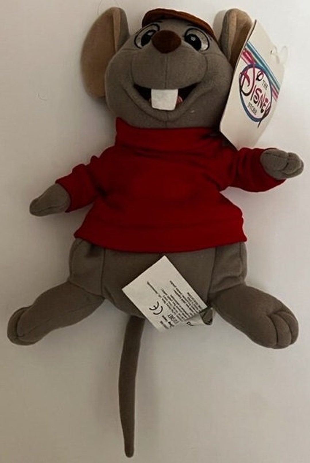 The Rescuers Disney Store THE DISNEY STORE Bean Bag the Rescuers Bernard 10 - Etsy