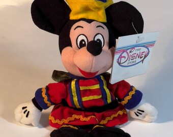 THE DISNEY STORE Bean Bag - Disney's Original Characters - Nutcracker Mickey (10")
