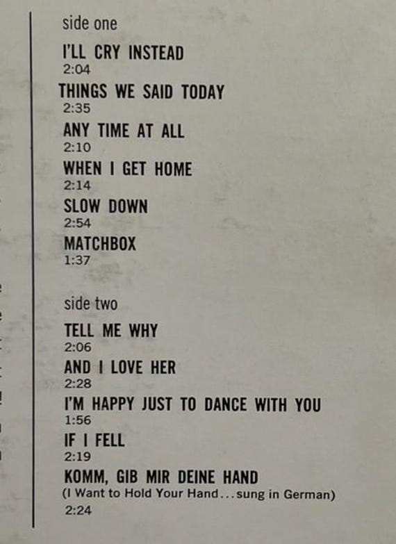 Something New - the Beatles - Vinyl LP (ST2108) - Etsy