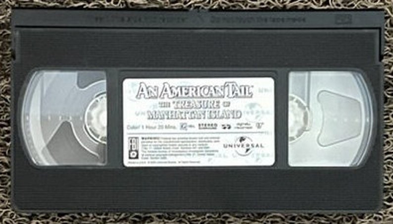An American Tail the Treasure of Manhattan Island VHS Movie 83305 - Etsy