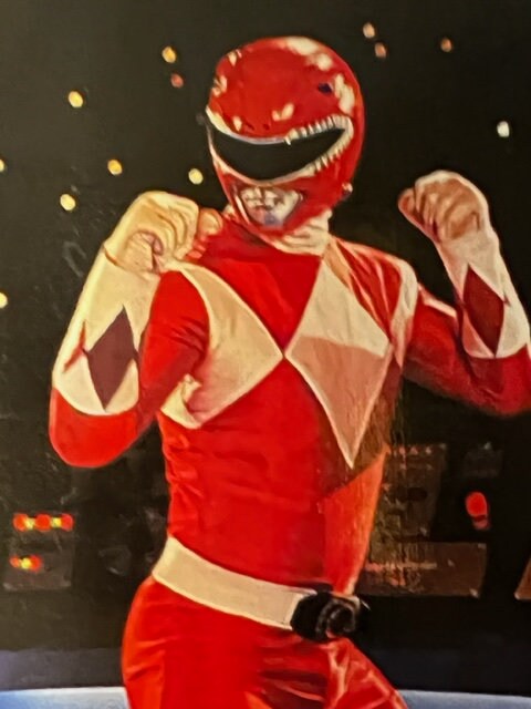 Mighty Morphin Power Rangers THE RED RANGER Card 32 1994 - Etsy