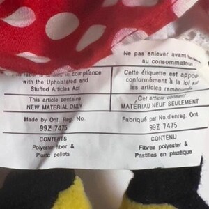 Disney Minnie Mouse Bean Bag Plush – Red Polka Dot Dress (9") image 10