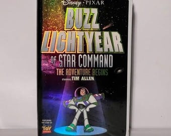Disney . Pixar Buzz Lightyear Of Star Command - The Adventure Begins - VHS Movie (19751)