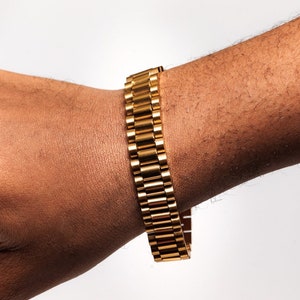 Custom handmade bracelet Stainless Steel Gold/Silver Plated