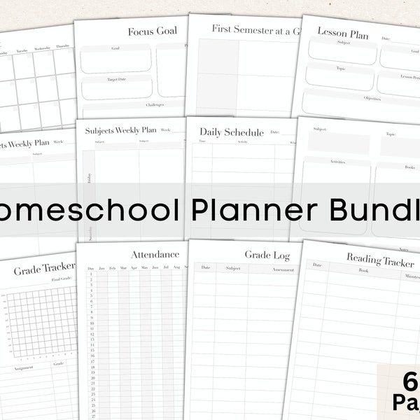 Printable Homeschool - Etsy