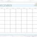 Printable Blank Calendar, Monthly Blank Calendar, Blank Calendar Page ...