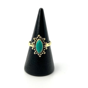 Lapis Lazuli Ring, Moonstone Ring, Onyx Turquoise Everyday Ring, Tiger Eye Ring