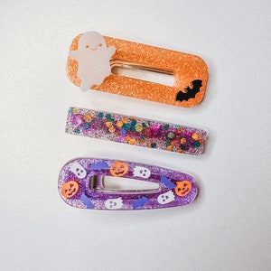 Boo Cute Halloween Resin Haarspangen (3er Set)