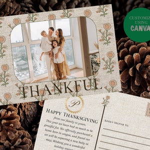 Modello stampabile per biglietto di auguri, biglietto di ringraziamento, cartolina postale