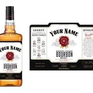 Custom Jim Beam Label