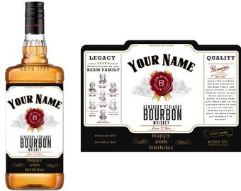 Etichetta personalizzata Jim Beam