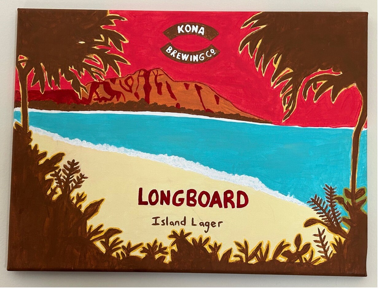Kona Brewing LONGBOARD Island Lager サイン 【公式通販】