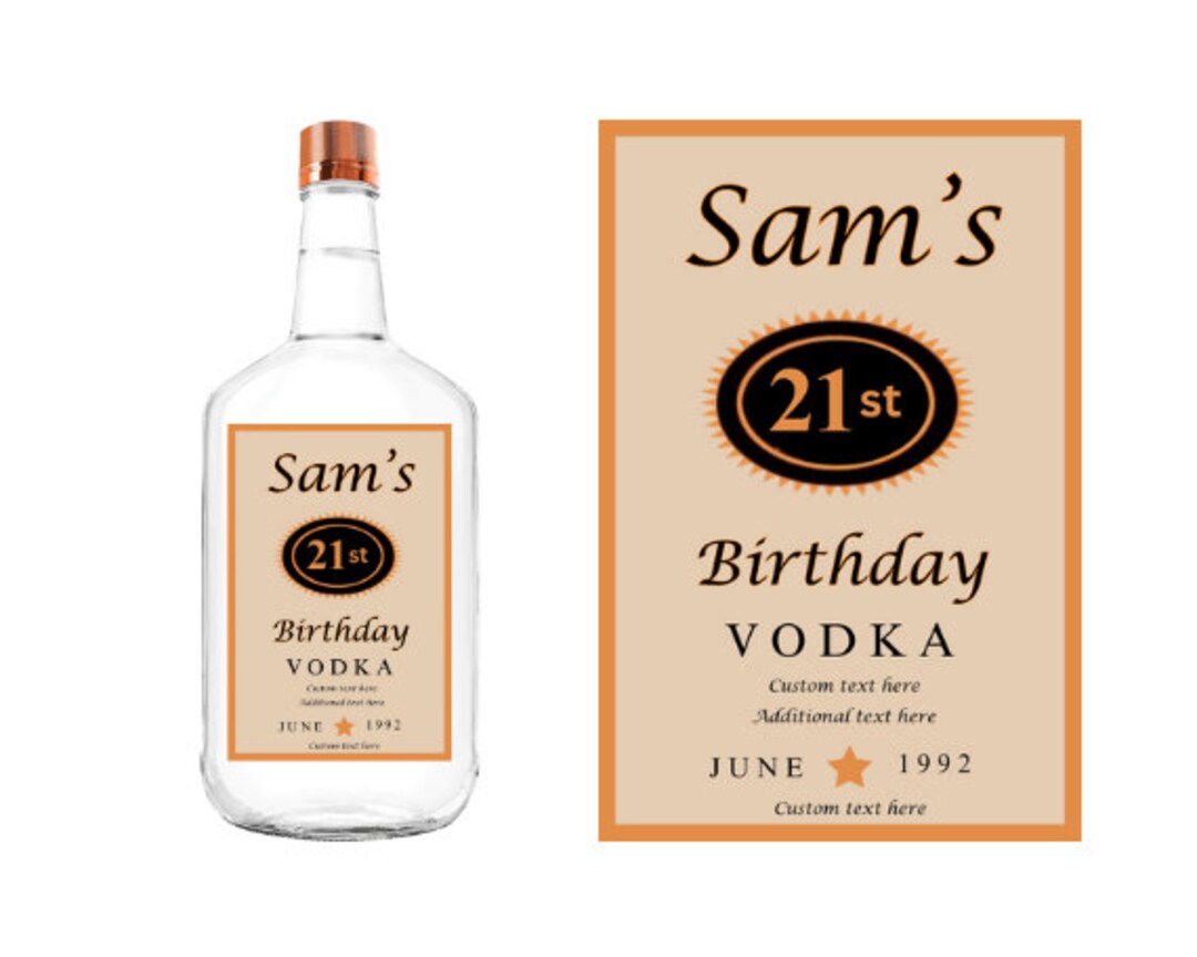 Custom Tito's Label - Etsy