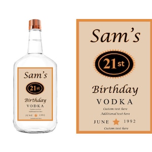 Custom Tito&#39;s Label