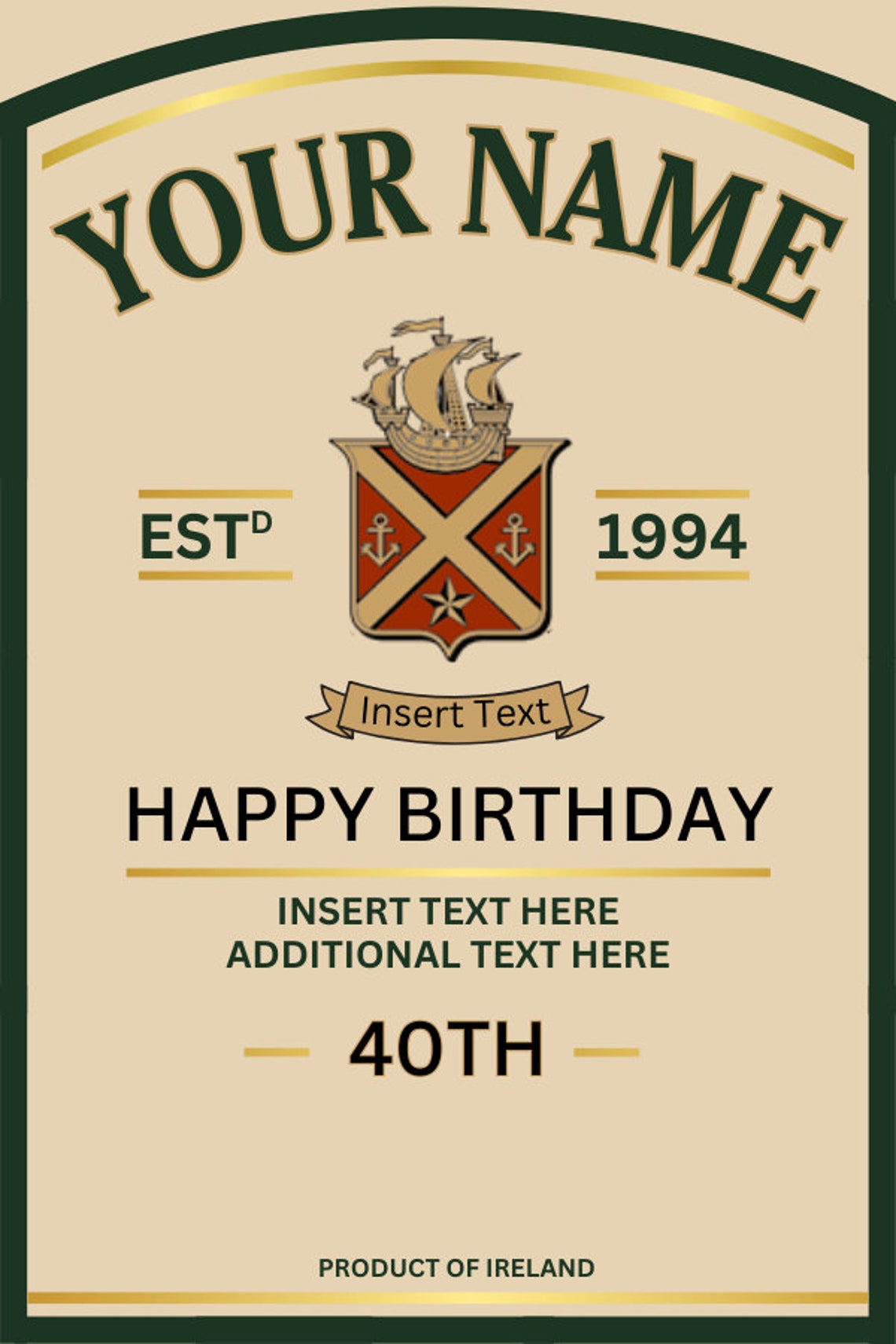 Custom Jameson Label - Etsy