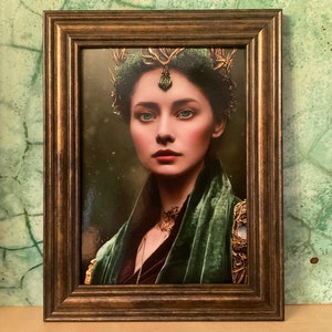 Framed Print - Elemental Wisdom - Altar Card - The Subtle Realms