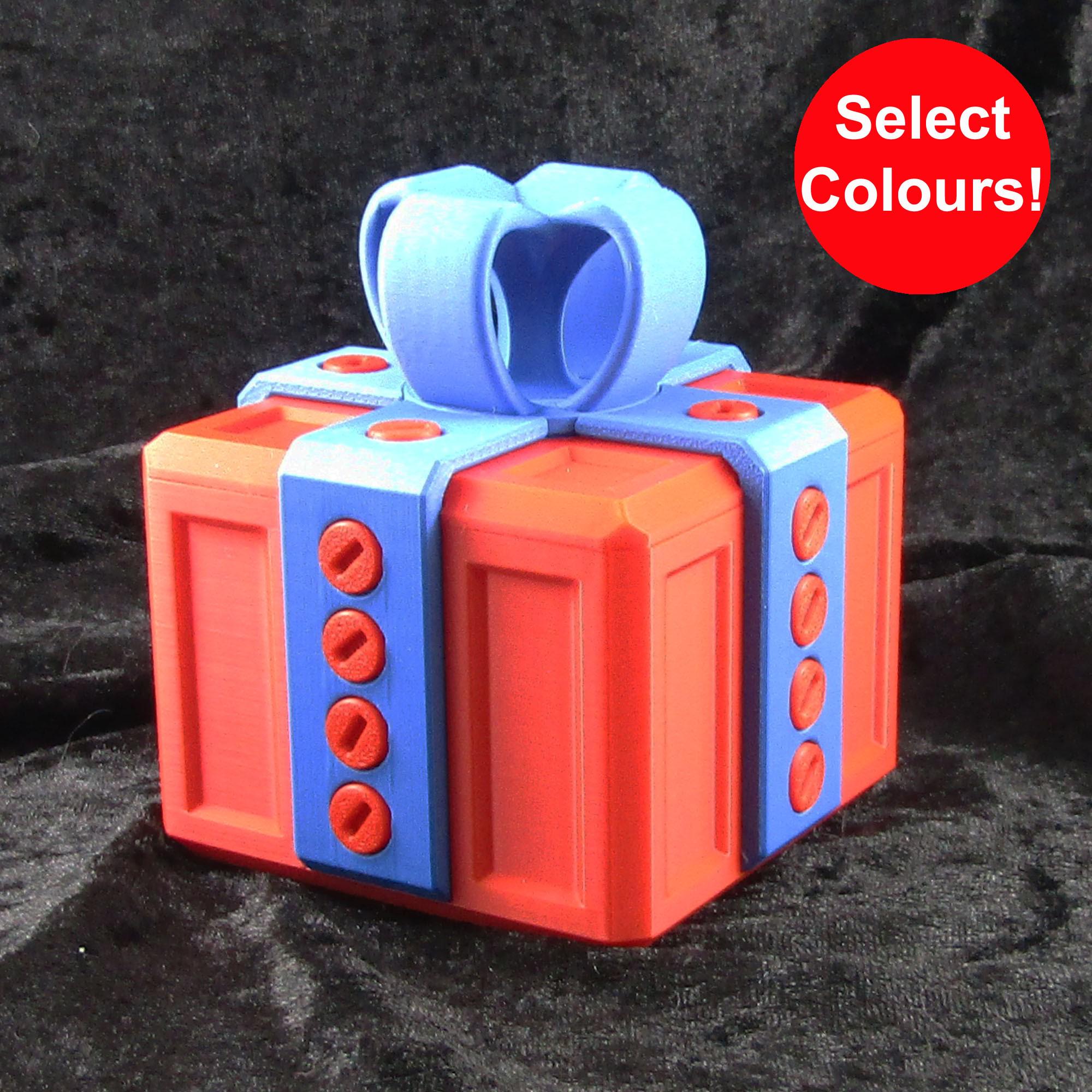 Annoying 3D Printed Puzzle Gift Box - Screw Together Box, Brain Teaser Container For Small Gifts, Gag Present Idea-520630
