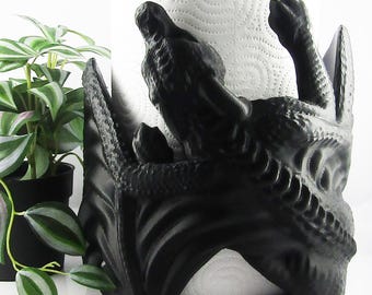 Dragon Paper Towel Holder 3D Printed Home Decor for the Dragon Lover