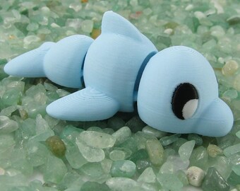 Articulated Baby Dolphin 3D Fidget Toy Desk Decoration Gift