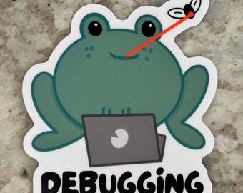 Debugging Frog Sticker