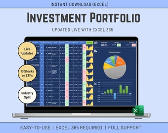 Modello di gestione del portafoglio azionario/ETF in Excel