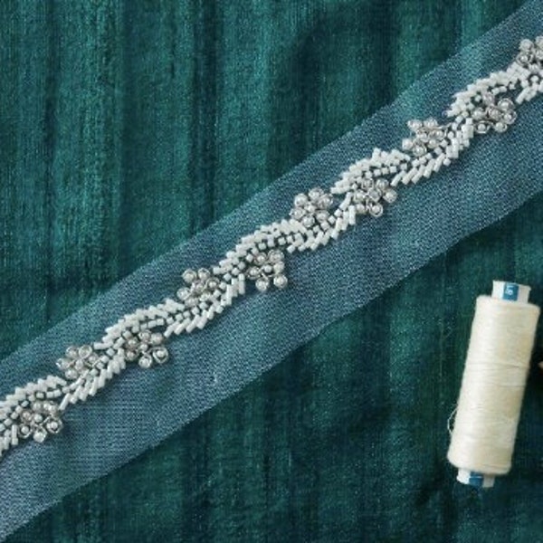 Bugle Bead Trim Etsy