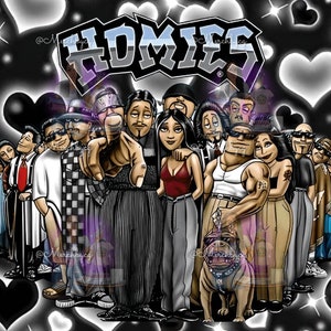 lil homies 2000s crew PNG DIGITAL sublimation tumbler WRAP
