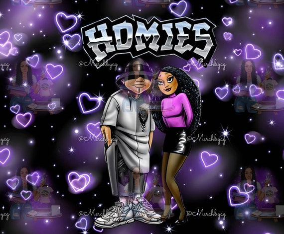 Lil Homies 2000s Couple PNG DIGITAL Sublimation Tumbler WRAP - Etsy UK