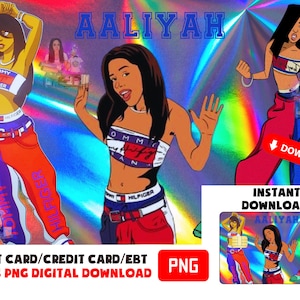 Urban Artist, Rap Künstler R & B Debitkarte Skins PNG digitaler Download