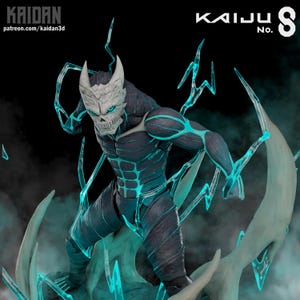 Kafka | Anime Figure | Kaiju No. 8 | Unpainted Resin Figure | 3D Printed Figure | Garage Kit | Model Kit
