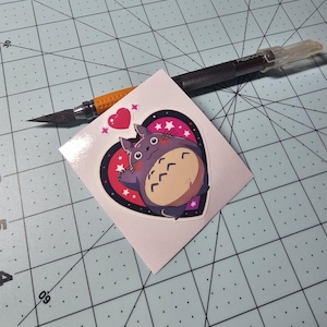 Totoro Inspired Sticker - Studio Ghibli - Anime Inspired Sticker