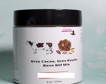 Haitian Natural Gres Cacao, Gres Koulèv, Bave Bef Mix