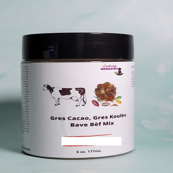 Haitian Natural Gres Cacao, Gres Koulèv, Bave Bef Mix