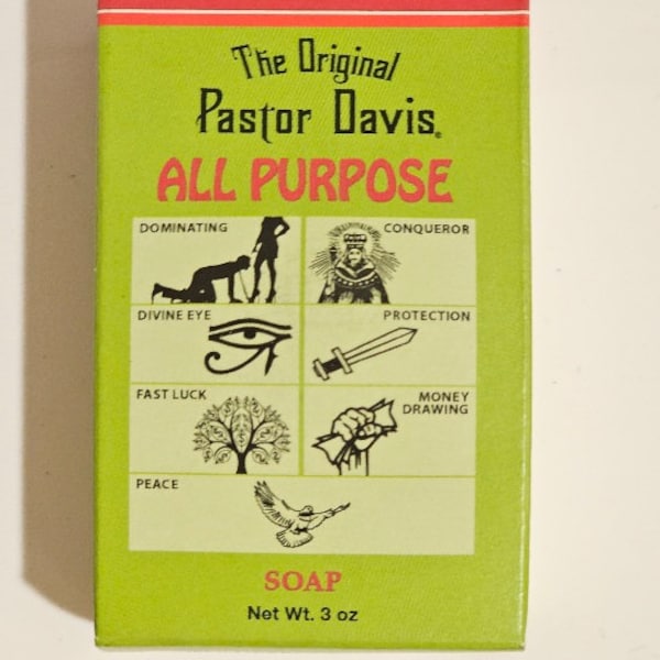 All Purpose Soap | The Original Pastor Davis Spritual Soap | Money Drawing | Peace | Protection | Fast Luck | Divine Eye | Conqueror