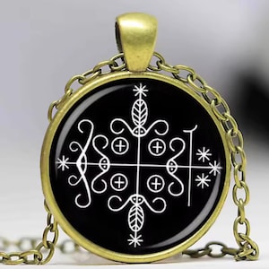 Papa Legba Pendant Necklace | Voodoo | Loa