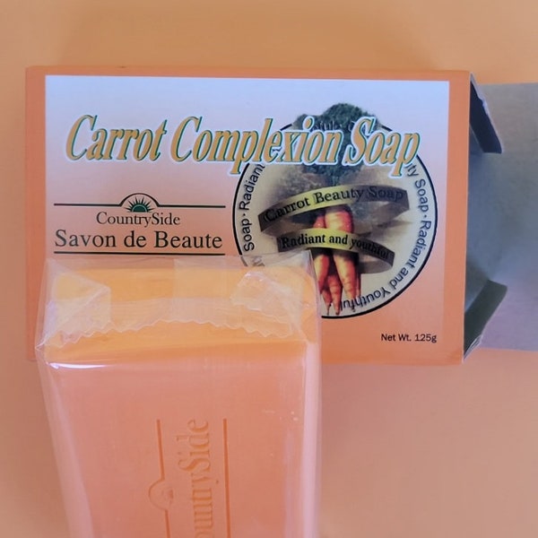 Carrot Countryside Complexsion Soap, Beauty Bar, Savon de beaute