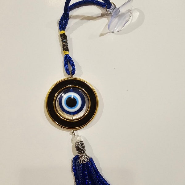 Blue Evil Eye Protection Rearview Mirror Car Charm | Amulet Car Accessory | evil eye bead | turkish evil eye | Lucky Eye