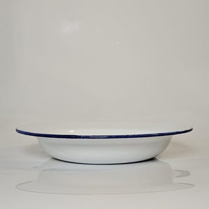 Witte geëmailleerde borden | Iyawo bord |Cuencos De Iyawo| Asyet Blan Emayé | Bl Blan