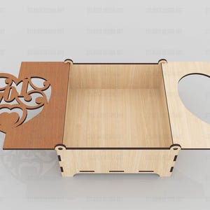 Laser Cut Decorative Box With Lid Svg Files, Vector Files for Wood ...