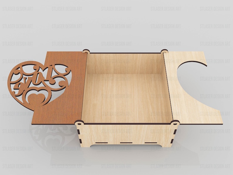 Laser Cut Decorative Box With Lid Svg Files, Vector Files for Wood ...