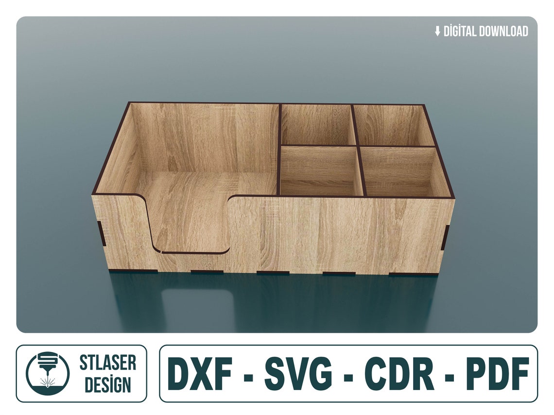 Laser Cut Table Napkin Holder Svg Files Svg Files Etsy