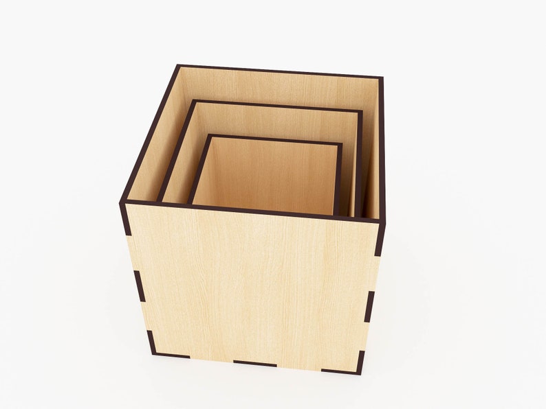 Laser Cut Storage Box Files Laser Cut Wooden Box Vector - Etsy