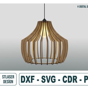 Laser Cut Pendant Light Chandelier Svg Files Laser Cut Wooden
