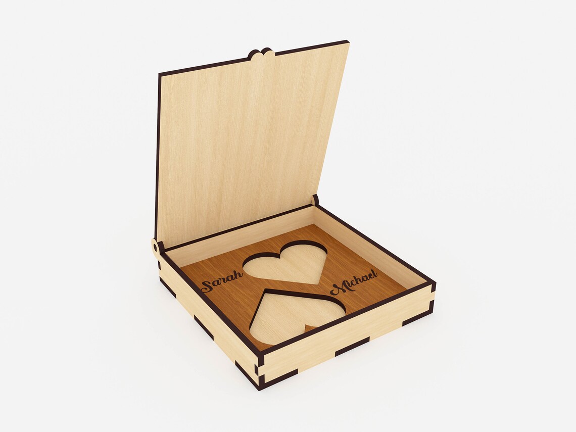 Laser Cut Ring Box Wooden Gift Box Laser Cut Laser Cut Etsy