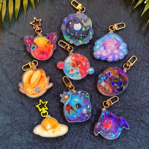 Holographic Slime Rancher Two Slime Rancher 2 Slime Shaker Charm Keychain